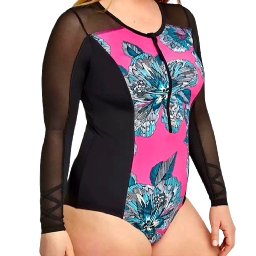 🦋CACIQUE SWIM Tropical Floral Swimsuit🦋